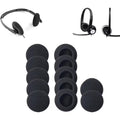 Ear Cushions Foam Replacement for Headphones Most Standard Size Office Telephone Headsets H251 H251N H261 H261N H351 H351N H361 H361N Headset Disposable Covers, Black
