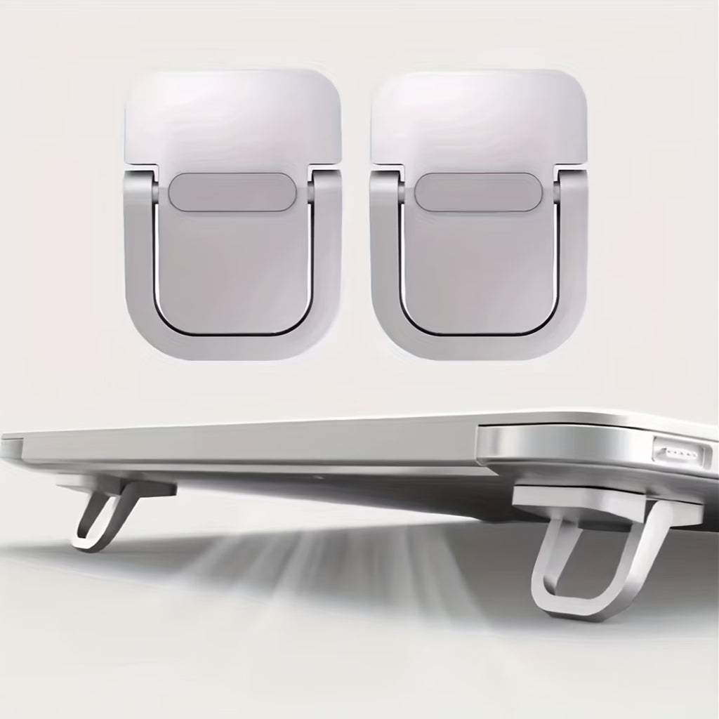 Compact Portable Laptop Stand: Invisible, Foldable, Ergonomic Desk Support for 10-18 Inch Laptops, Tablets, Keyboards, and Phones