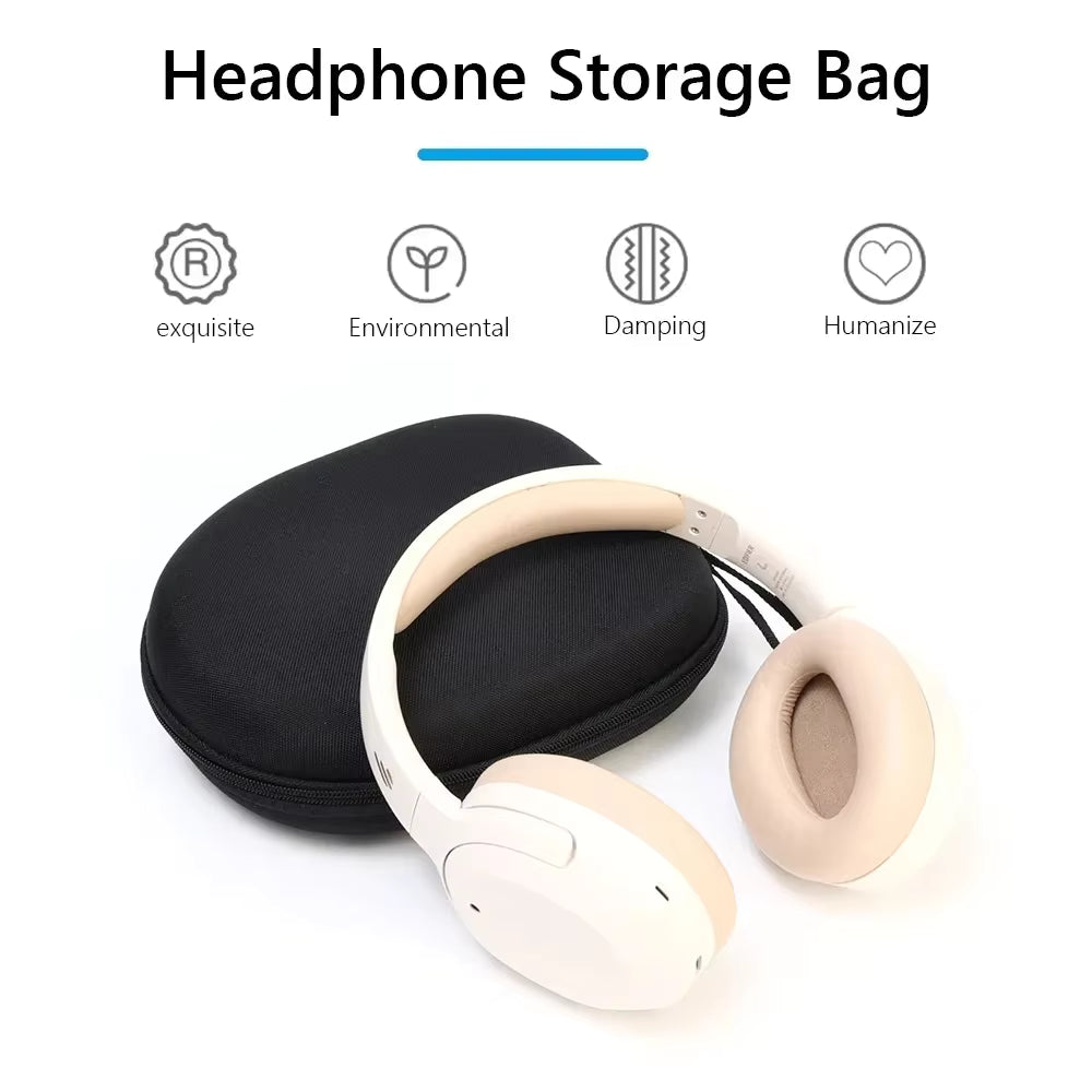 Universal Headphone Case for Over-Ear Wireless Headphones Compatible with JBL Tune 520BT for Sony/Anker/Bose Headset Storage Bag