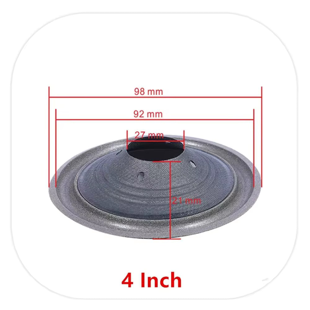 1Pcs 4/5/6.5/8/10/12inch Speaker Woofer Paper Cone Foam Surround Threaded Voice Coil Repair Kit Speaker Accessory