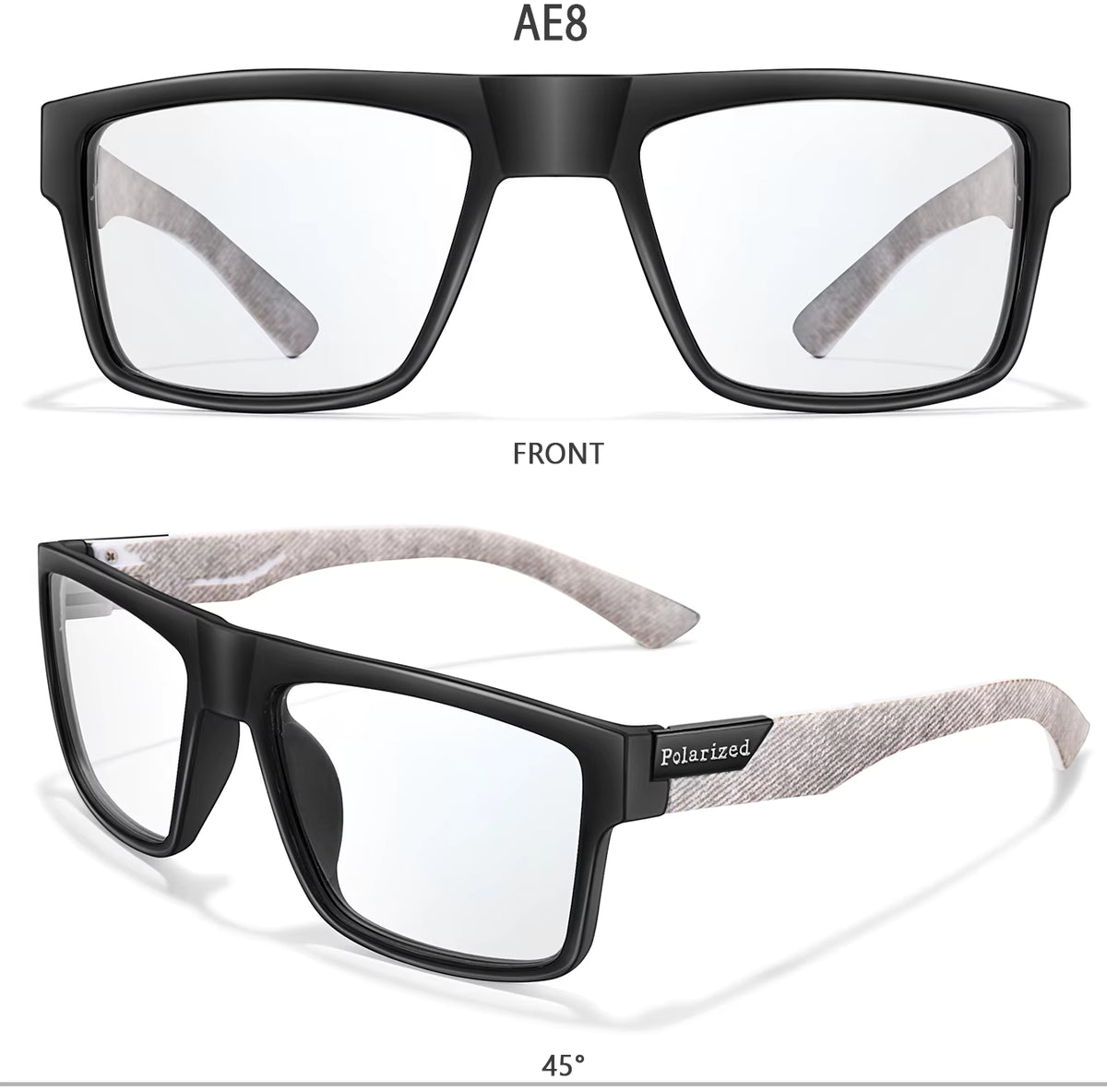 3-Pairs Classical Square Photochromic Sunglasses Outdoor Sports Cycling Running Driving Men Women Festival Party Wear Eyewear