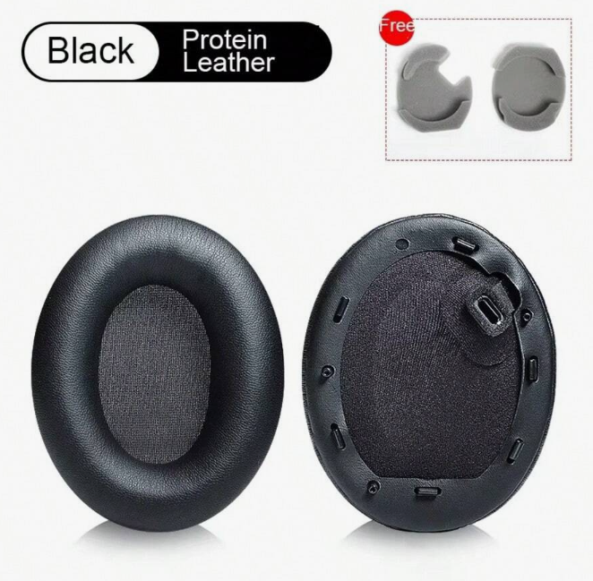 Black Soft Memory Foam Ear Pads Or Headband Cushions For WH-1000XM4 WH1000XM4 WH 1000 XM4 Earphone Earpads Replacement Earcups