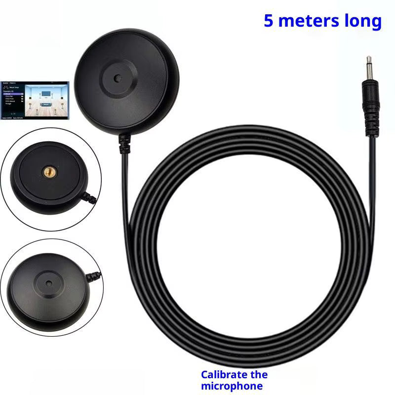1Pc 5 Meters Replacement Calibration Microphone For Pioneer MCACC AV Home Receiver For MONO Plug Mic 20Hz-16KHz Freq Response
