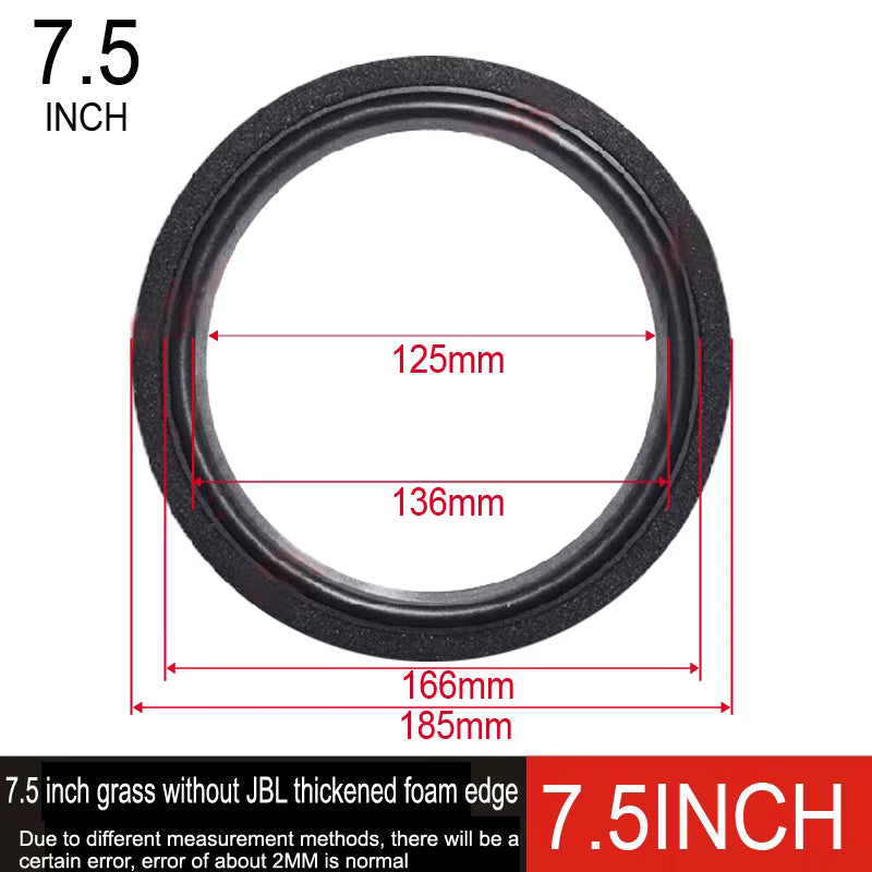 DIYLIVE Subwoofer Foam Edge Folding Ring Speaker Repair Accessories 2-12 Inch Diameter 50-366mm Compatible with 3 3.5 4 5 6.5 8