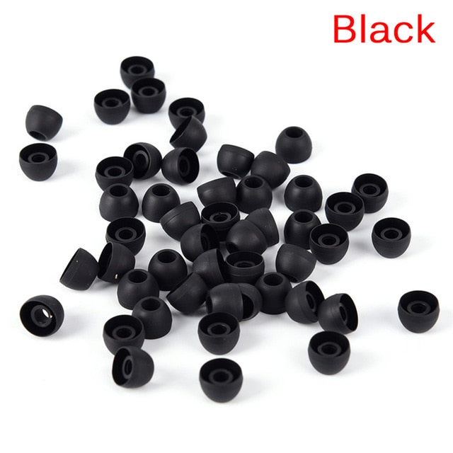 Pair of Soft Silicon Ear Tip Cover Replacement Earbud Covers For HTC In-Ear Headphones Earphones Accessories