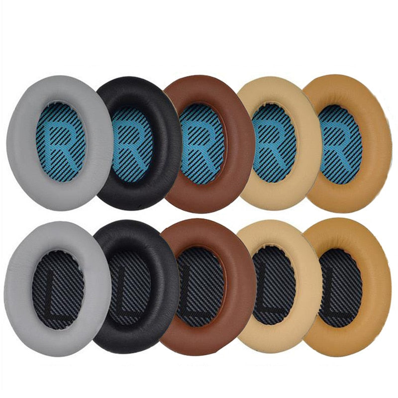 Pair of Replacement Earpads Cushion Cover Fit For BOSE QC35 QC25 QC15 AE2 Headphone Memory Foam Pads Ear Cover Repair Parts - NATASHAHS