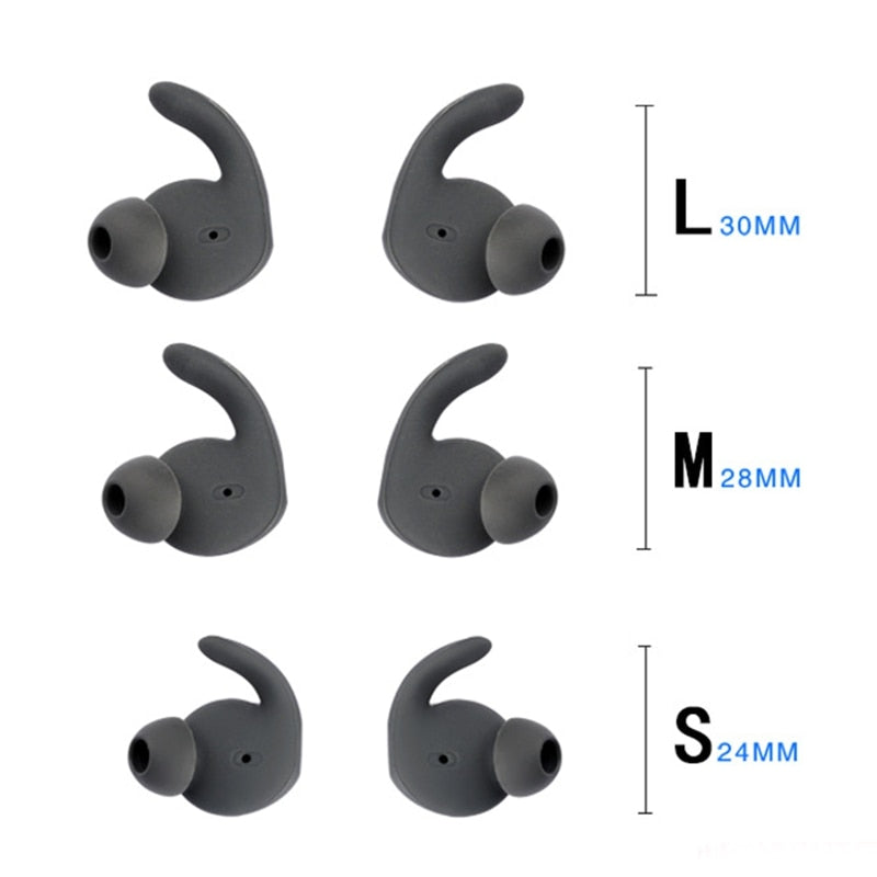 Earbuds Cover In-Ear Tips Soft Silicone Skin Earpiece Ear Hook Buds Replacement for Huawei xSport/Honor AM61 Sports Headset - NATASHAHS