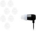 1 Pair Replacement Triple Flange Ear Tips Earbuds Silicone For Most in Ear Headphones for Sony Senso Powerbeats Jaybird etc