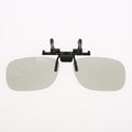 Clip On type Passive Circular 3D Glasses Clip for LG 3D TV Cinema Film 3D Glasses Hanging Frame Myopia Glasses Stereo Clip - NATASHAHS