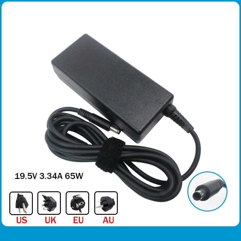 Original 65W 19.5V 3.34A Adaptor Charger for Dell HA65NS5-00 09RN2C DA65NM111-00 LA65NS2-01 PA-12 Inspiron 17 1750 1764 1720 - NATASHAHS