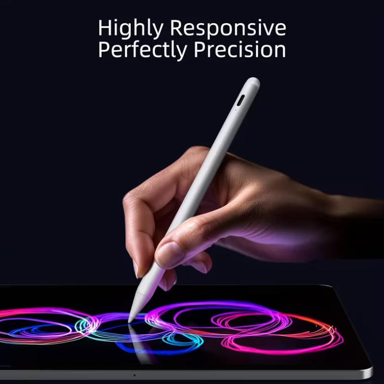 Universal Smart Touch Pen, Compatible with Android And Ios, Rechargeable Battery, Tilt Sensitivity, Suitable for Precise Writing on Mobile Phones, Tablets, And Capacitive Screens